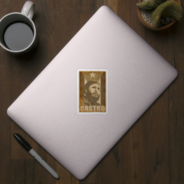 Fidel Castro Propaganda Poster by Nerd_art